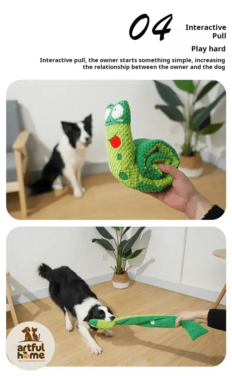 Roll-up treat toy 'Snail'