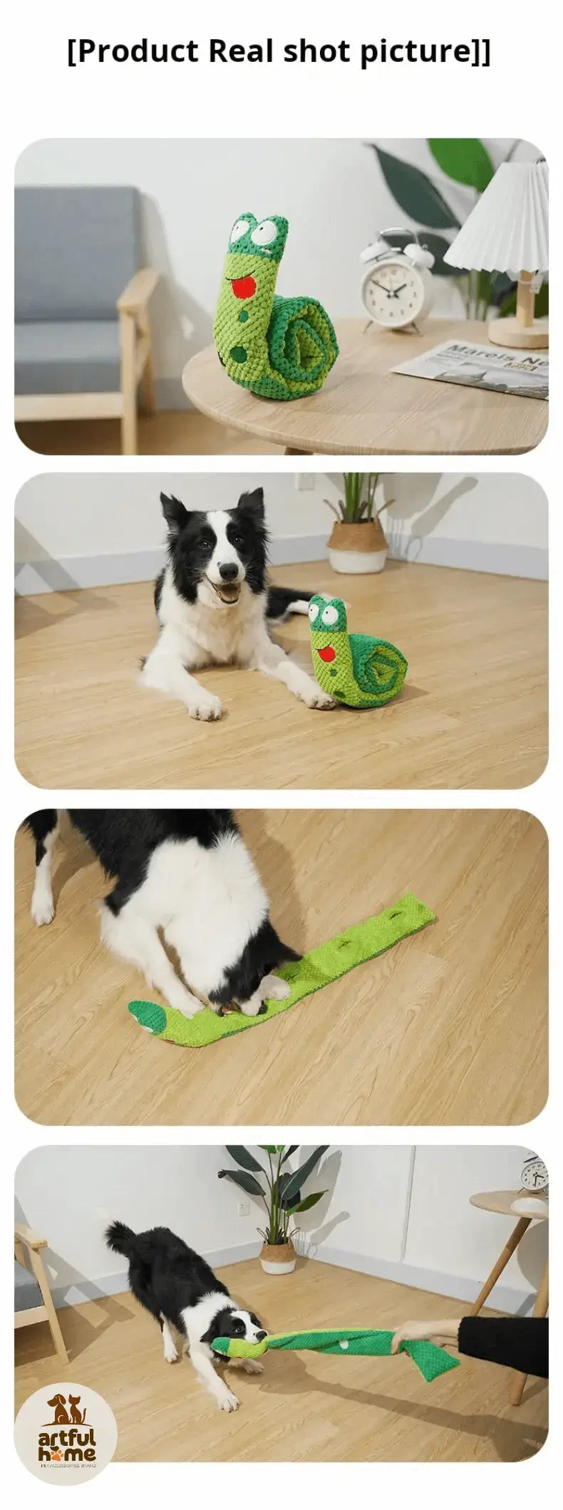 Roll-up treat toy 'Snail'