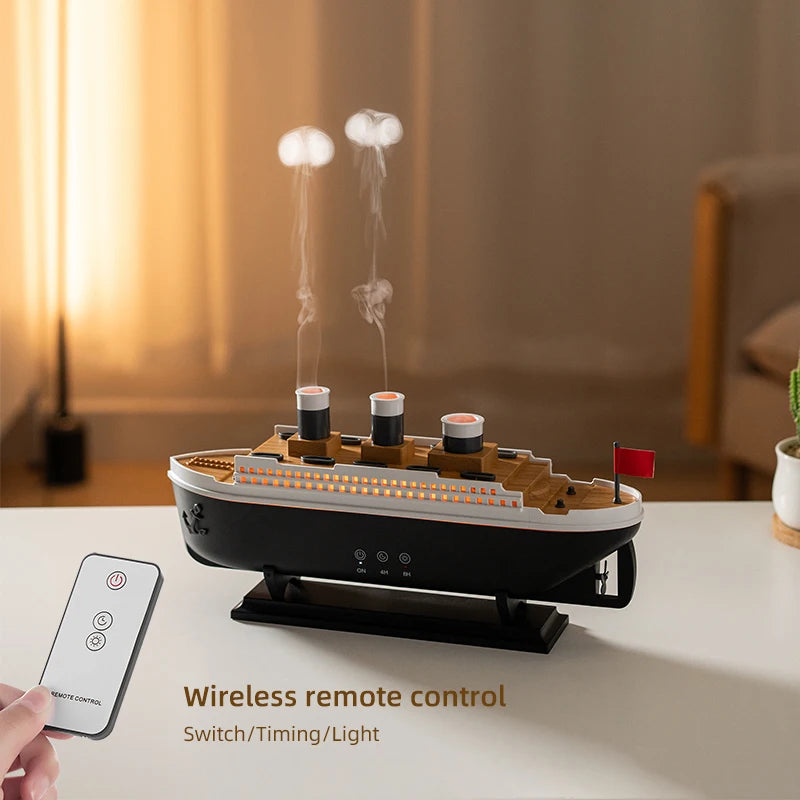 Titanic Ship Model Decoration Air Humidifier 250ml