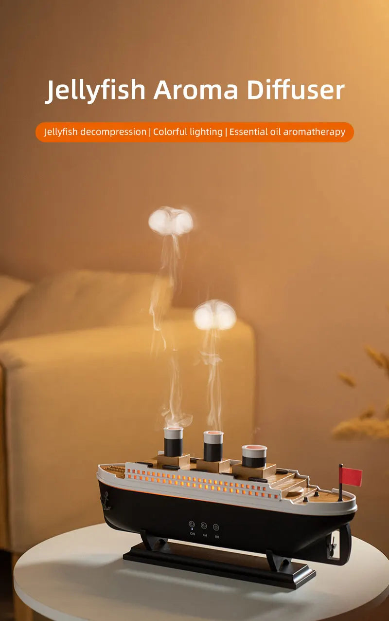 Titanic Ship Model Decoration Air Humidifier 250ml