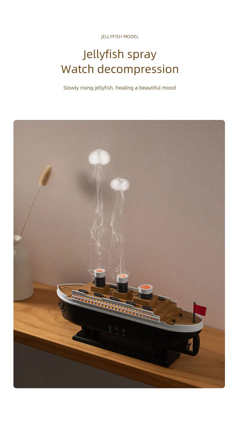 Titanic Ship Model Decoration Air Humidifier 250ml