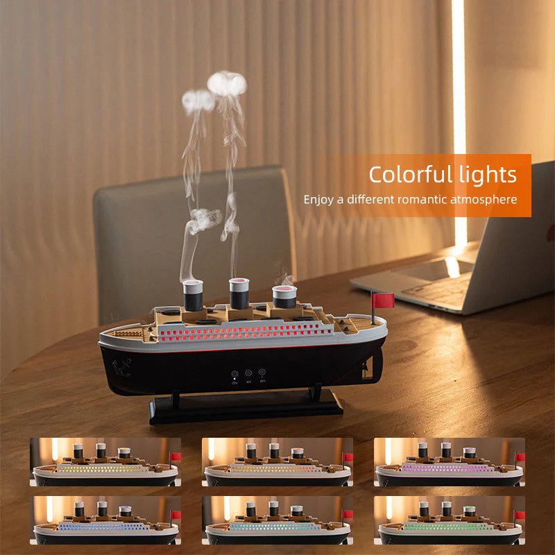 Titanic Ship Model Decoration Air Humidifier 250ml