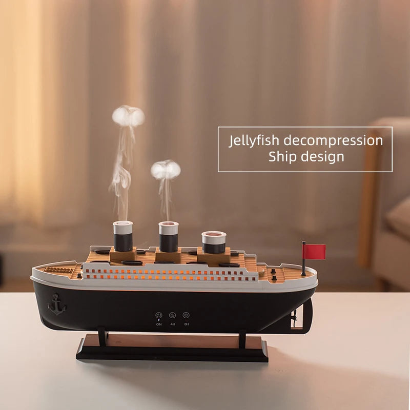 Titanic Ship Model Decoration Air Humidifier 250ml