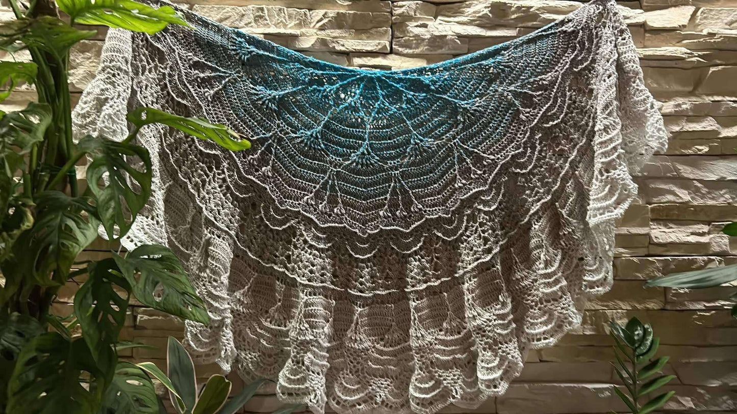 Crochet shawl Sted