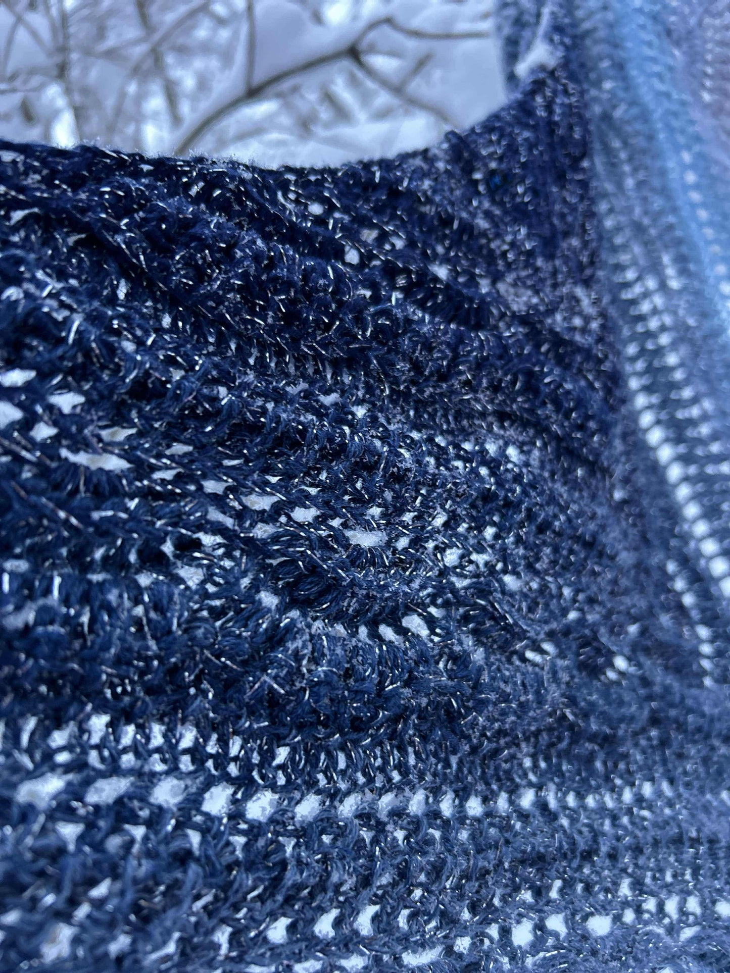 Crochet shawl Inverno